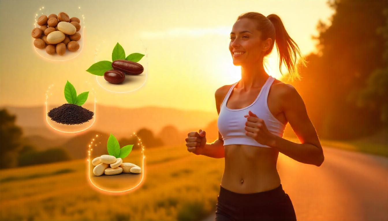 Fit woman jogging at sunrise representing the effects of fat burners for women using natural ingredients like green tea and caffeine